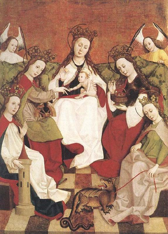 unknow artist Marriage of Saint Catherine